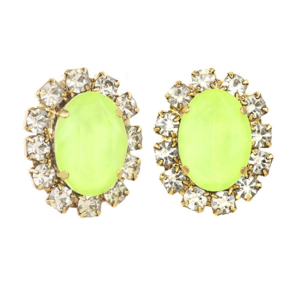 Suki Earrings in Electric Yellow